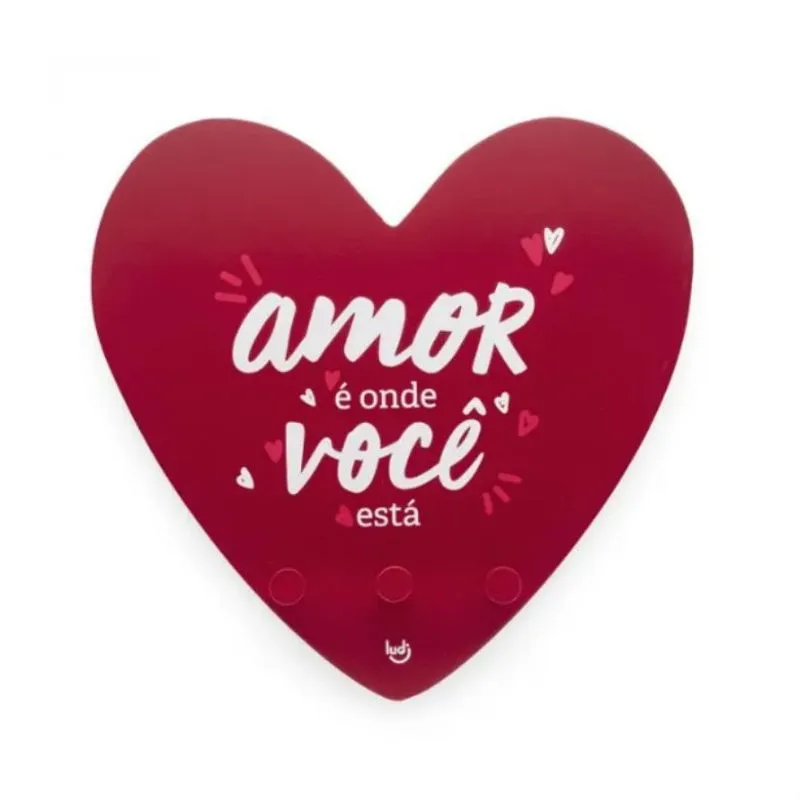 Porta Chaves Amor e Tudo Ludi