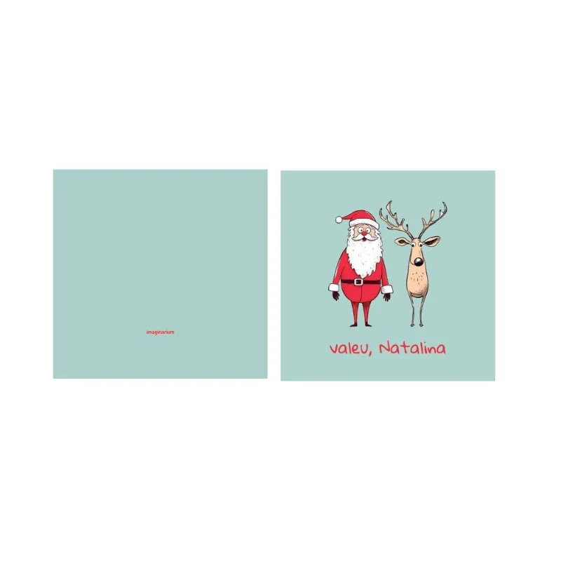 Cartão Natal Valeu Natalina