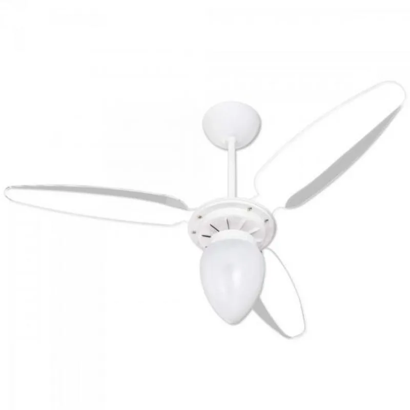 Ventilador De Teto Com Luminária Wind Ventisol Branco 220V