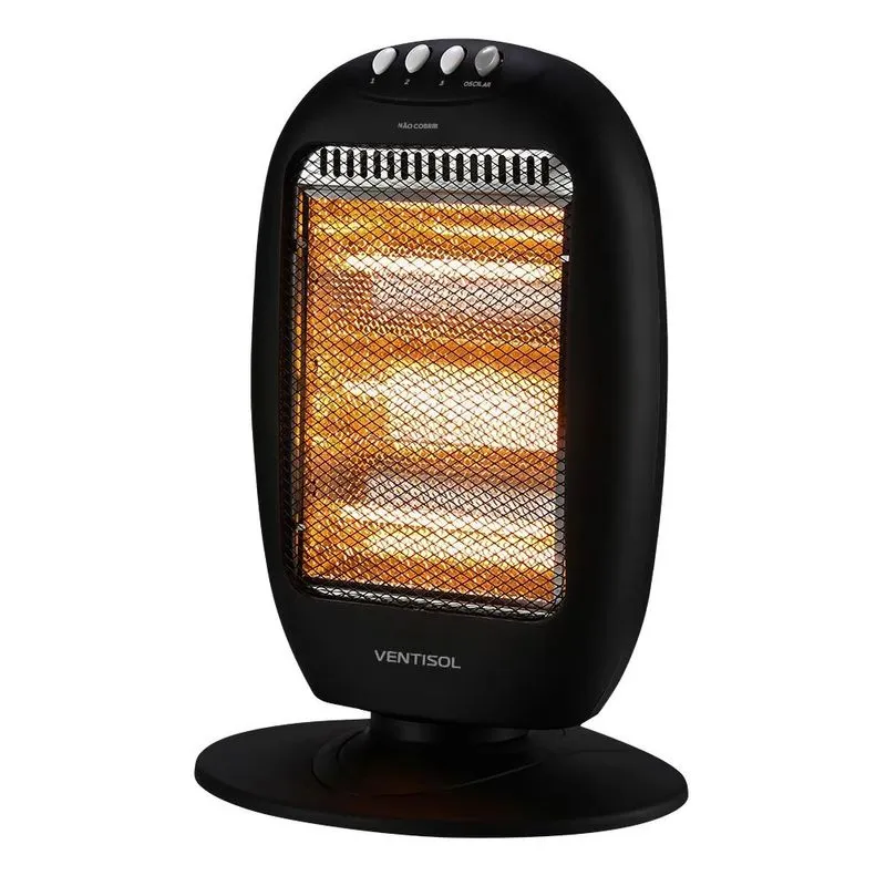 Aquecedor Elétrico Halógeno Oscilante Ventisol AH02I - 110V
