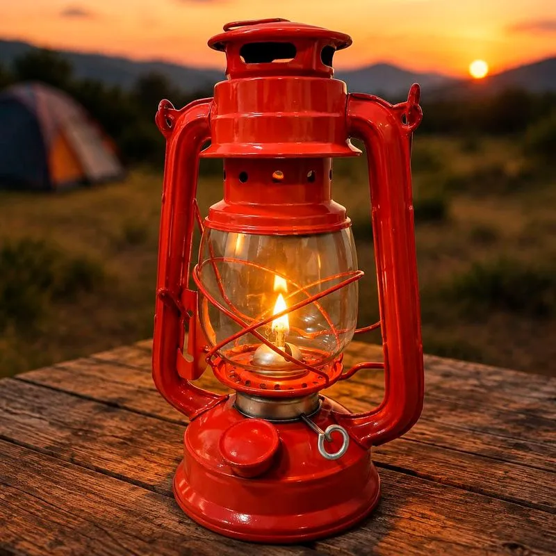 Lampião A Querosene Luminária Abajur Vintage Camping 300ml
