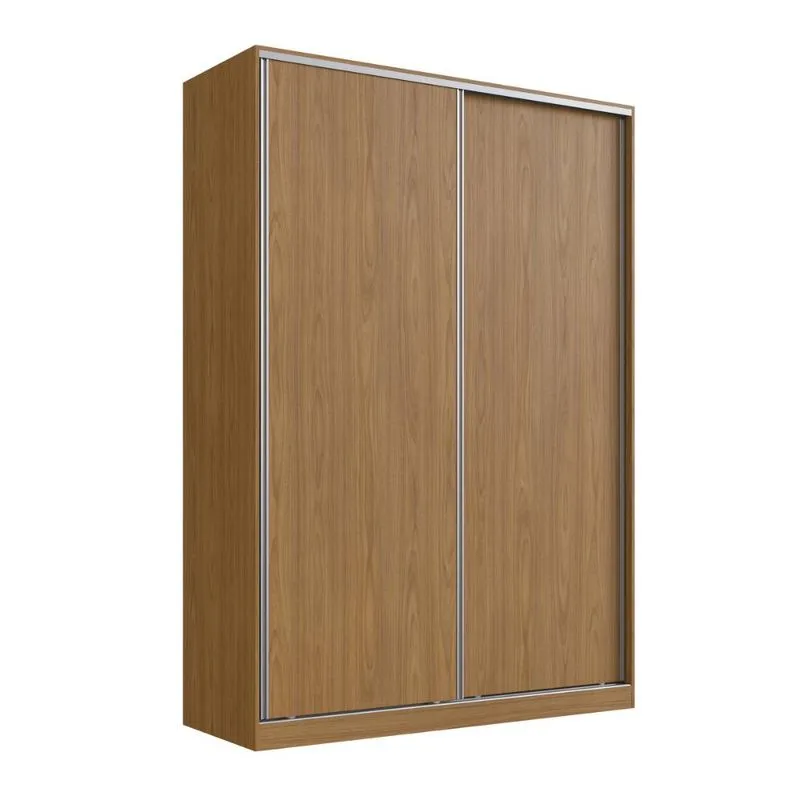 Guarda Roupa Solteiro 2 Portas 165x59,8x235cm Freijó Natural