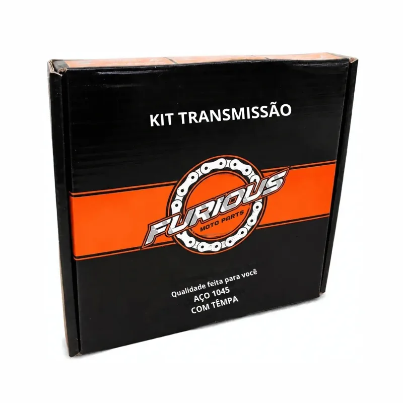 Kit Transmissão Honda Biz 125 Aço 1045 C/ Têmpera Furious