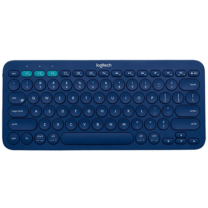 Teclado Bluetooth Sem Fio Compacto Logitech K380 - Azul