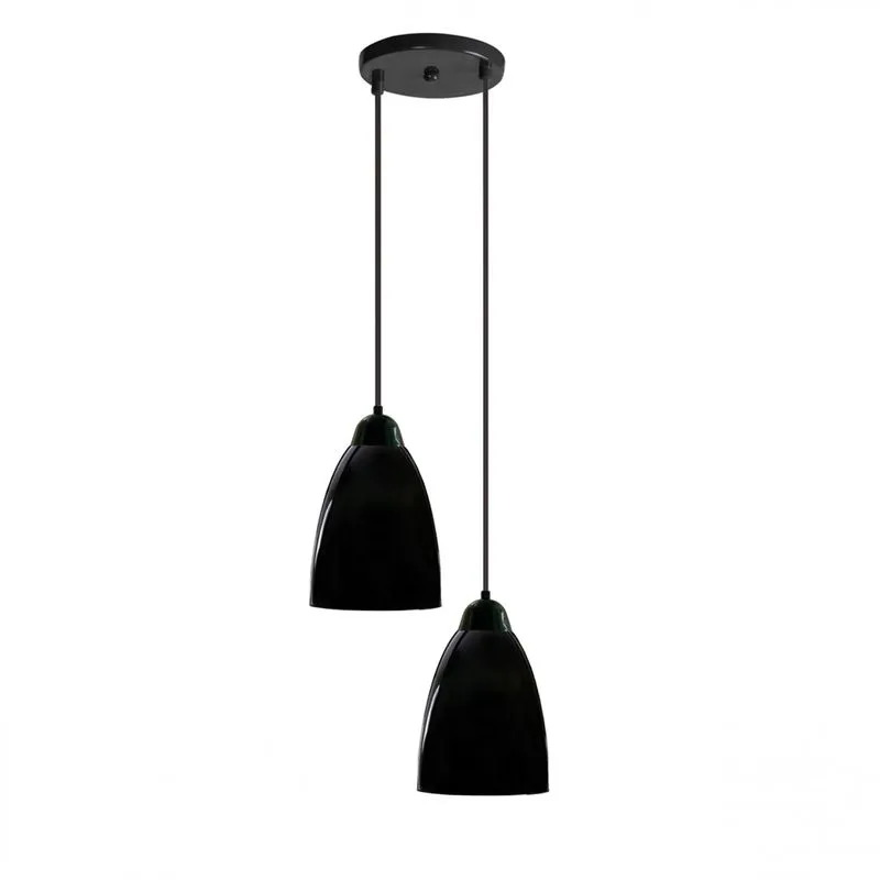 Pendente Duplo Veneza Caisma Preto