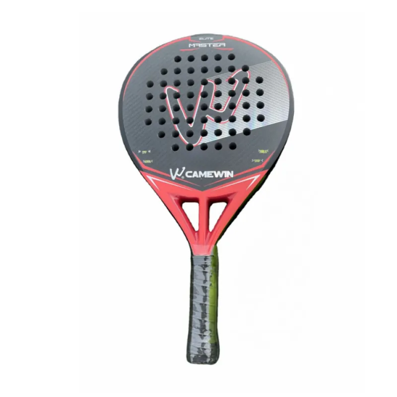 Raquete De Padel Fibra De Carbono 3k Vermelho Camewin
