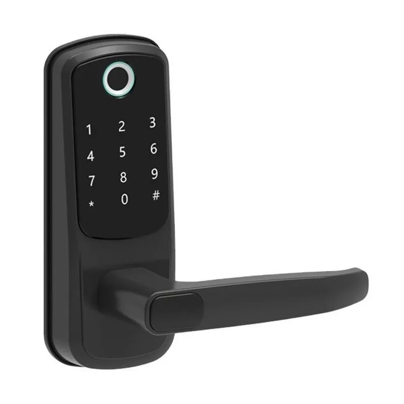 Fechadura Digital Eletrônica B04 Com Biometria Preta