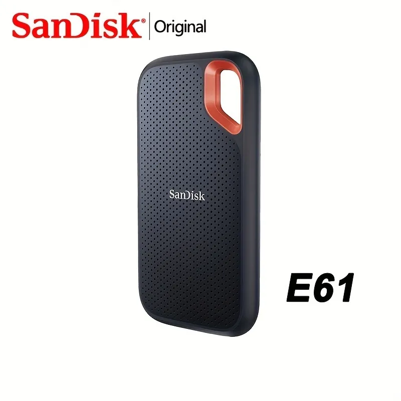 Disco Sólido Externo Sandisk E61 Ssd 2tb Usb 3.2