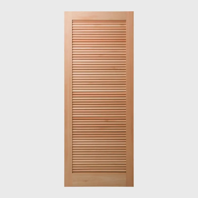 Folha de Porta Maciça 210x72cm Eucalipto Pm09 Veneziana Cruzeiro Portas