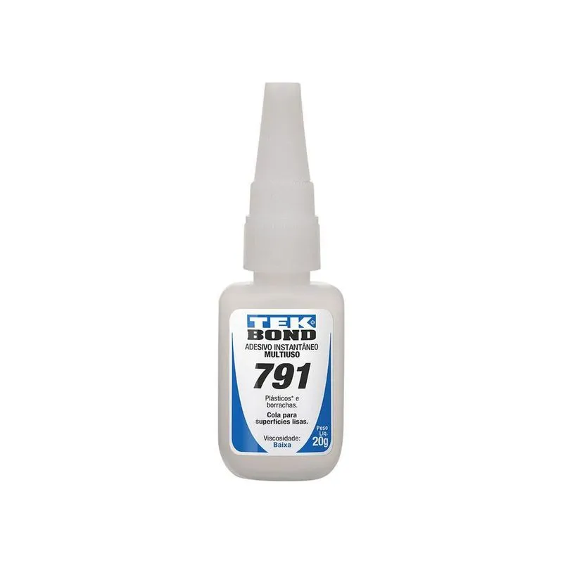 Cola Instantânea Tek Bond 791 20g P/ Plásticos E Metais