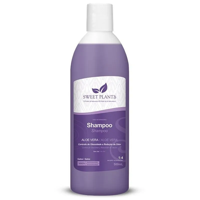 Shampoo Sweet Friend Aloe Vera para Gatos - Sweet Plants 500ml