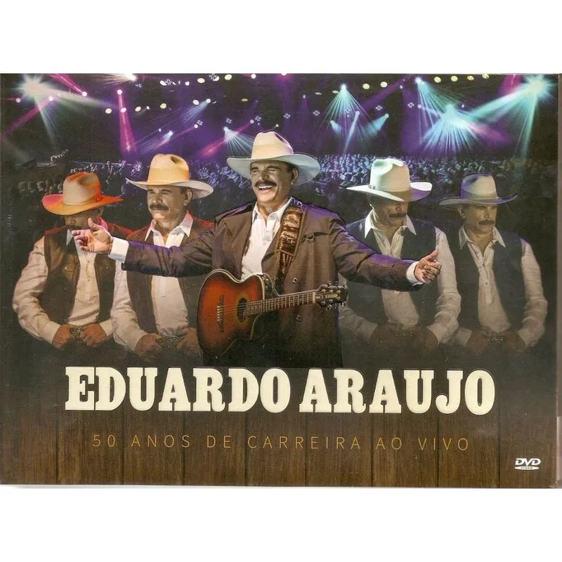 Dvd Eduardo Araujo - 50 Anos De Carreira Ao Vivo - Novo***