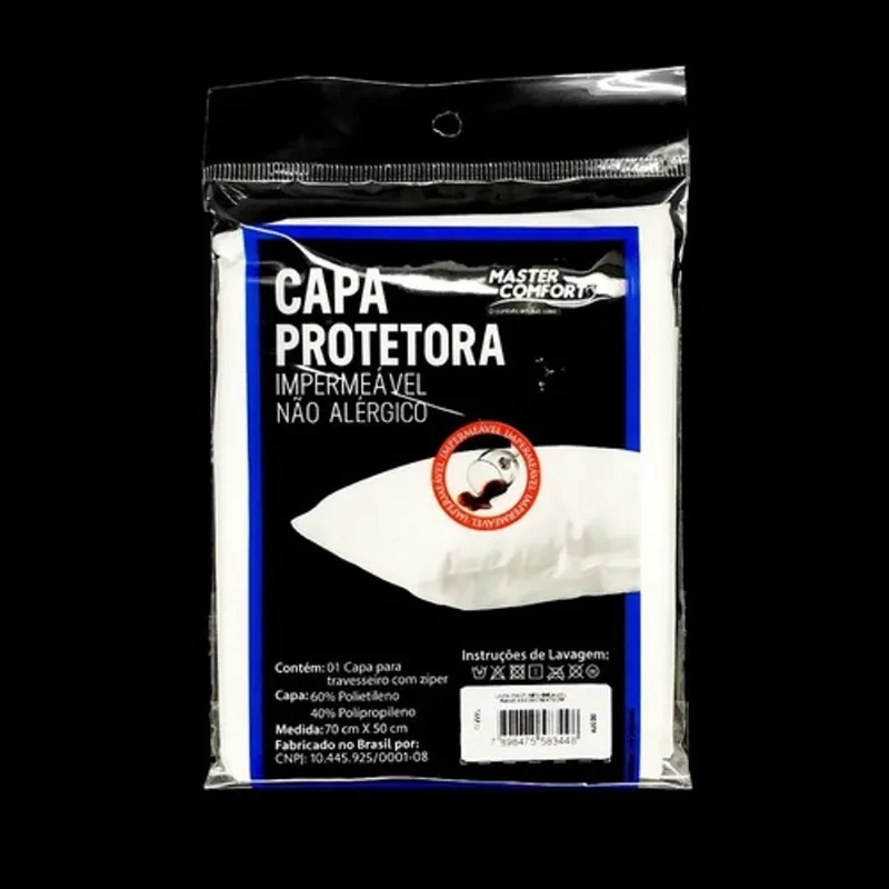 Capa Prot Impermeavel Travesseiro 50x70cm