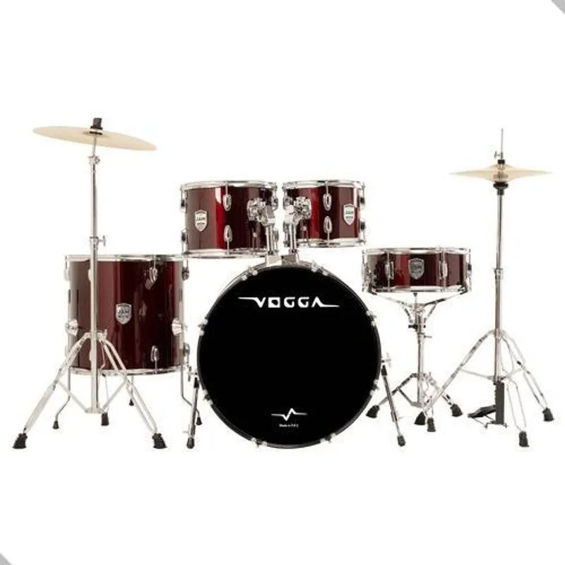 Bateria Acustica Vogga Jam Vpd420 20 Wr Wine Red