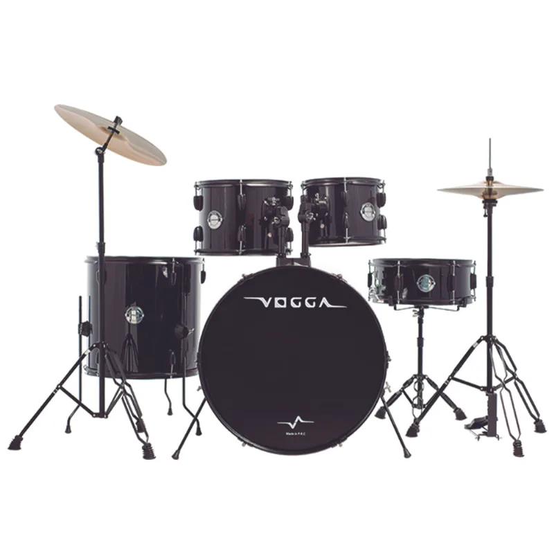 Bateria Acústica Vogga VPD122 Urban Cor Black