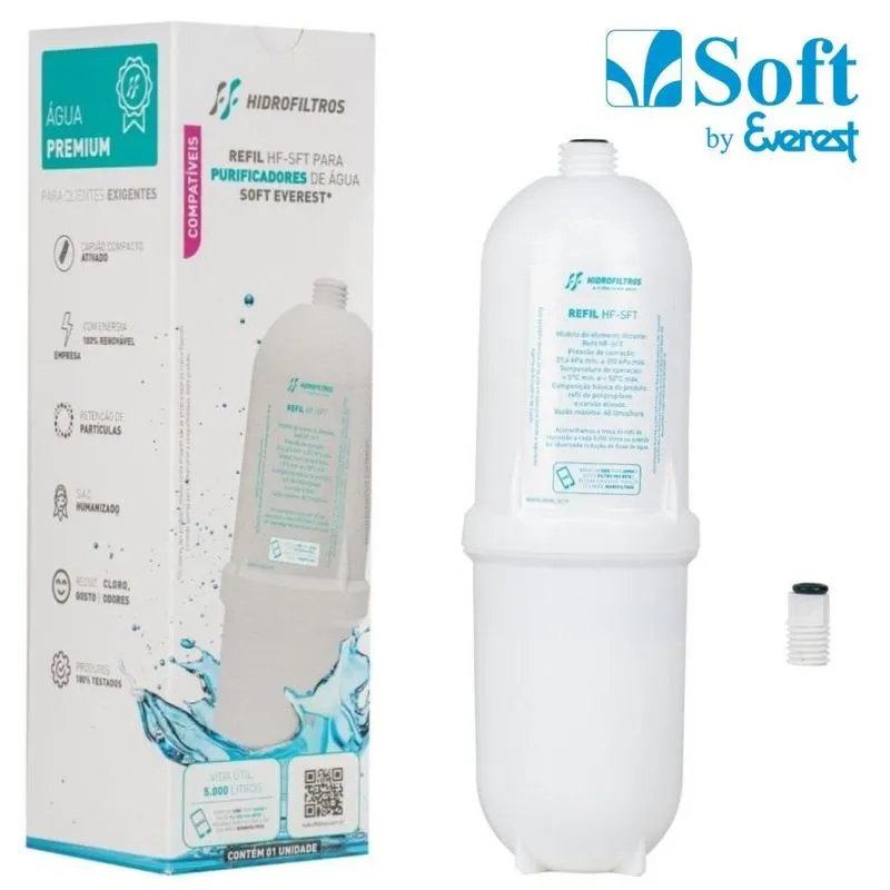 Refil Filtro Para Purificador Soft Everest Premium