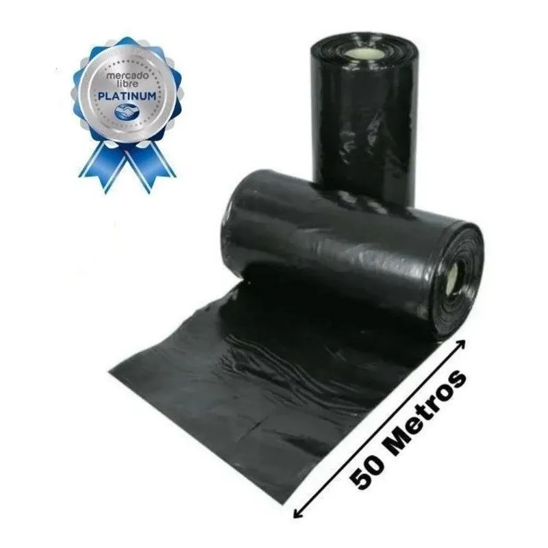 Lona Preta Grossa 4x50 M - 9 Kg