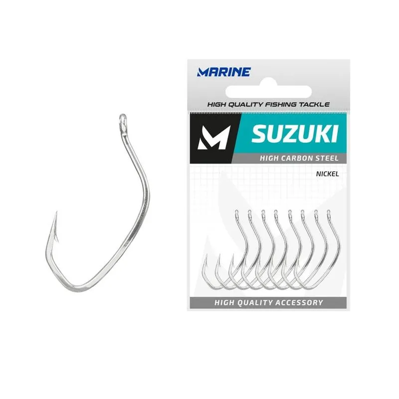 Anzol Marine Suzuki Nº 24 Cartela 25un - Fisgada Precisa