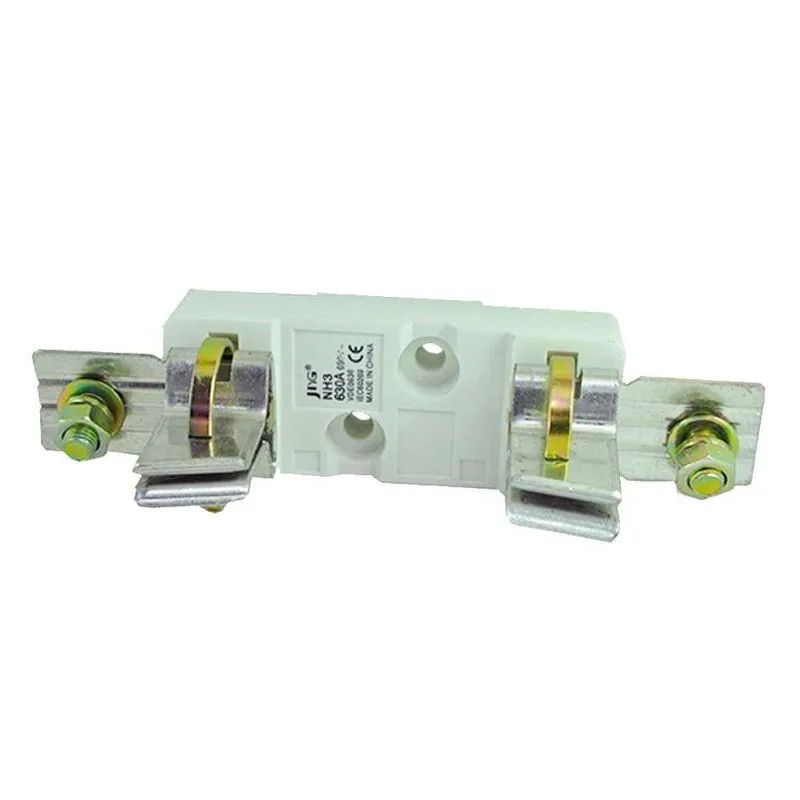 Base Para Fusível Nh3 Unipolar Termoplástico 630a 690v Jng