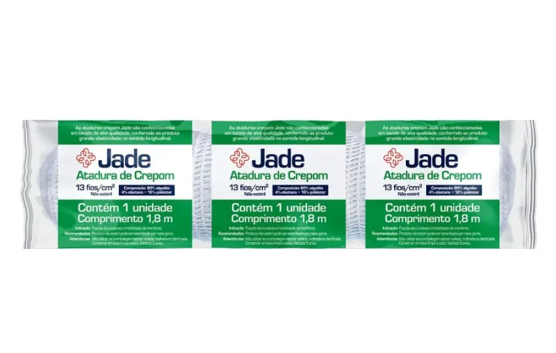 Atadura de Crepom 20 X 1,80MT 13 Fios Jade - America Medical