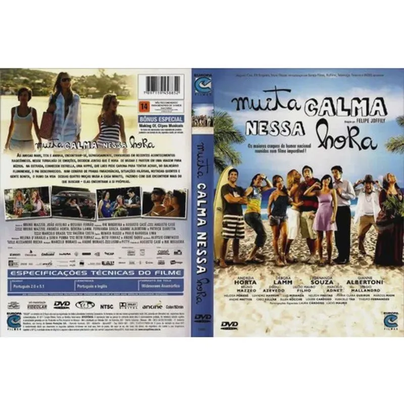Muita calma nessa hora 1 e 2 dvd original lacrado