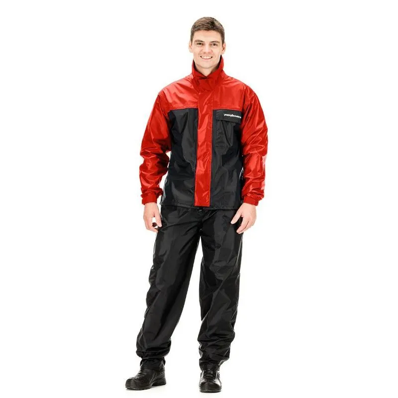 Capa Chuva Motoqueiro Nylon Luxo Gola Forro Ventilação Cores
