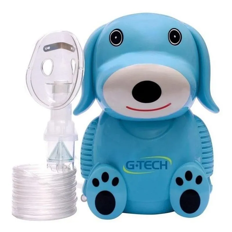 Nebulizador Compressor G-tech Nebdog Azul 127v/230v