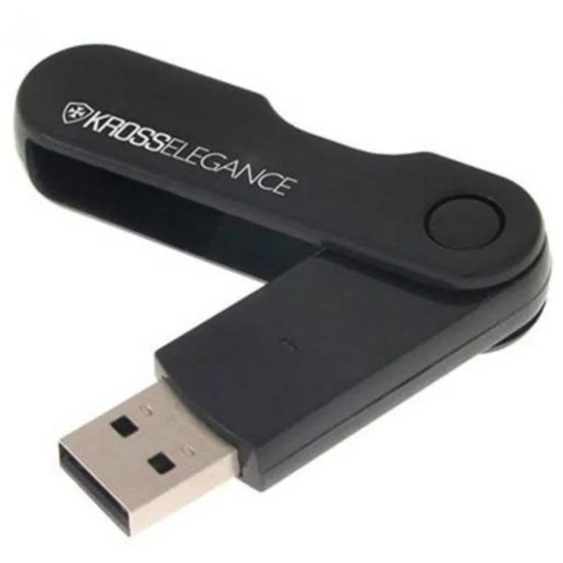 Pen Drive 32gb Kross Elegance Usb 2.0 Dobravel Preto
