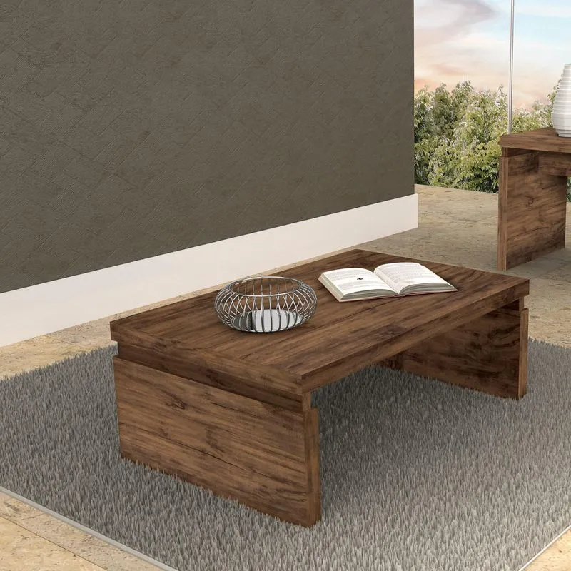 Mesa de Centro Dalla Costa TB25 Nobre Fosco