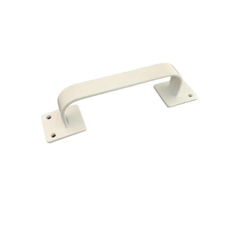 Puxador em aço alça branco 140MM porta portão ferro jocec