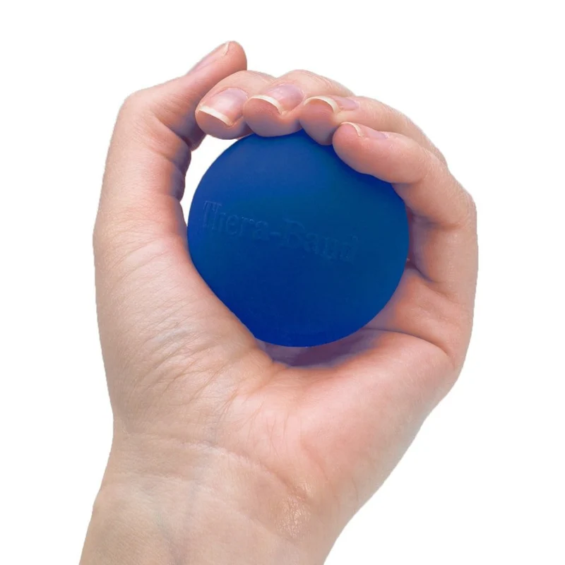 Hand Exerciser Theraband Bola para Exercicio de Mãos e Dedos AZUL