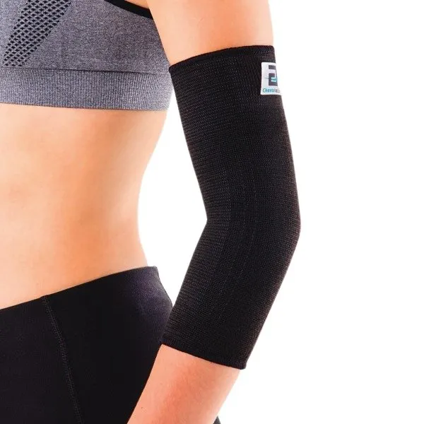 Cotoveleira Elástica Preto TAM M CHA603 Active - Chantal