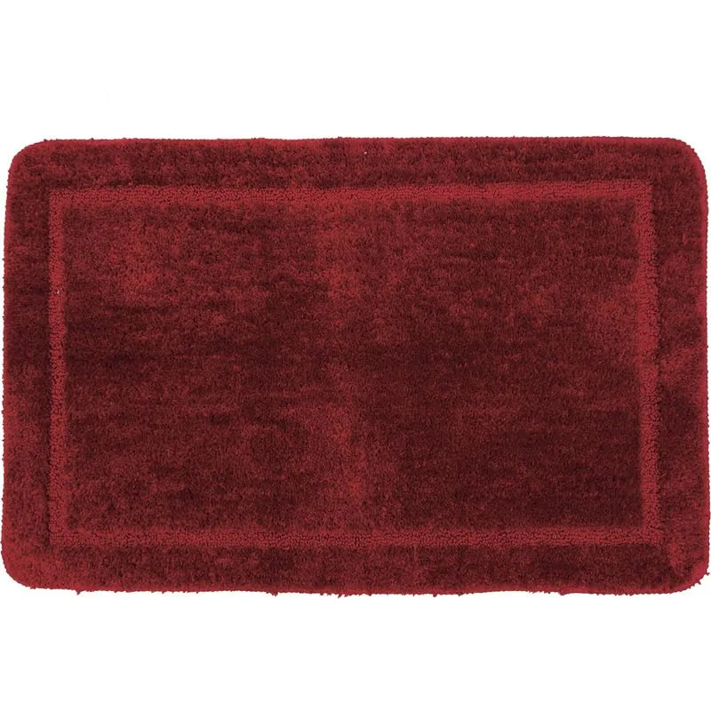 Tapete Clássico para Banheiro Microsoft Niazitex 40cmx60cm Vermelho