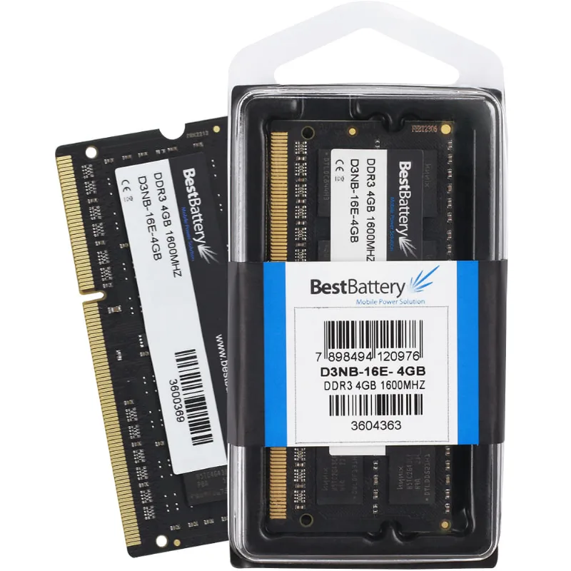 Memoria 4gb Ddr3 P/ Notebook - Marcas Variadas