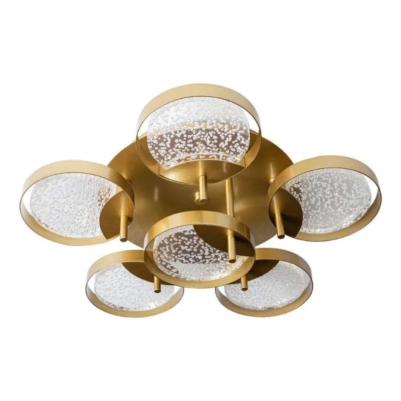 Plafon Emma Ouro Fosco 6x LED 4W 2700K LT011- mg Starlux ST2572