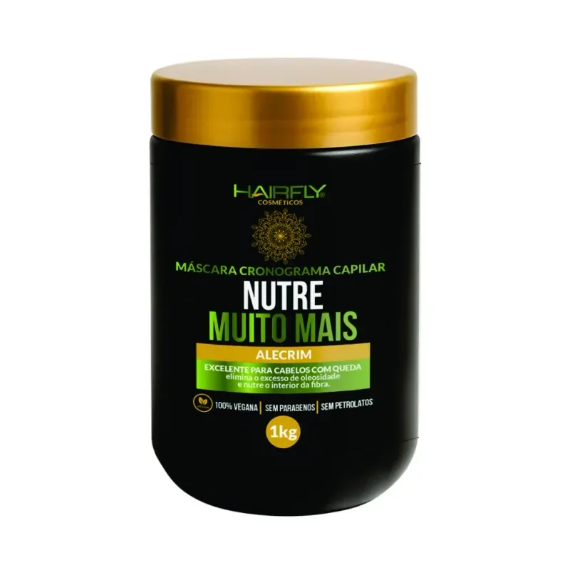 Máscara Hair Fly Nutre Muito Mais Alecrim 1kg