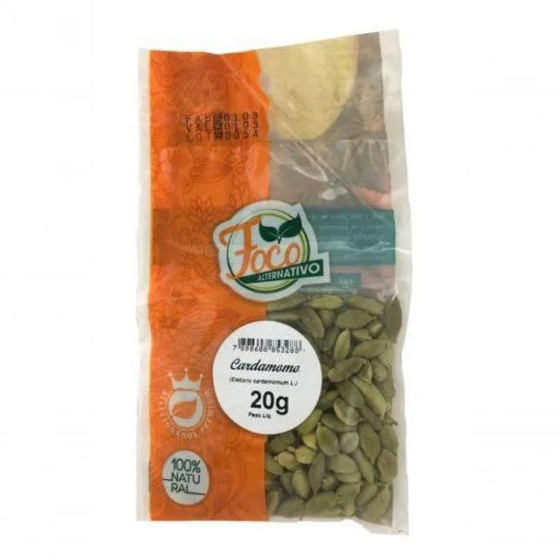 Cardamomo Semente 20g Pcte