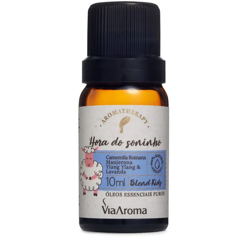 Blend Óleos Essenciais Puro Hora Do Soninho Aromatizador 10ml Via Aroma Kids