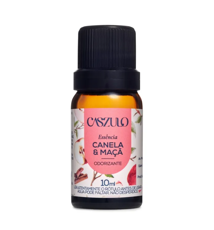 Essencia Caszulo Canela e Maça 10ml Via Aroma