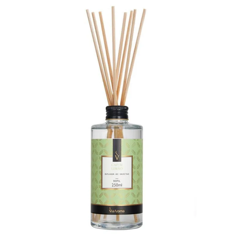 Refil Difusor De Varetas 250 Ml - Capim Limão