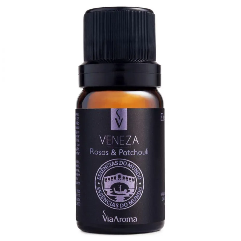 Essencia Mundo Veneza Rosas Patchou 10ml Via Aroma
