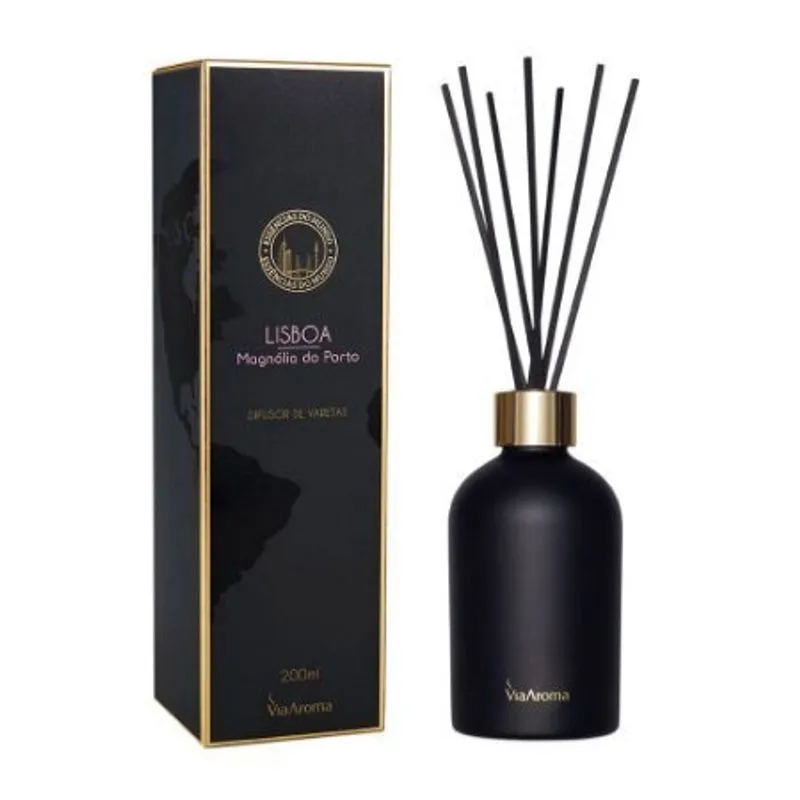 Difusor Varetas Mundo Lisboa 200mL Via Aroma