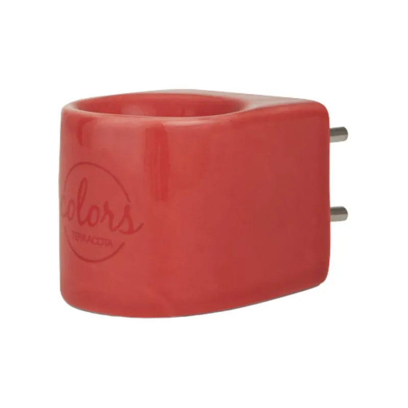 Aromatizador Elétrico Colors De Porcelana Bivolt - Via Aroma Vermelho