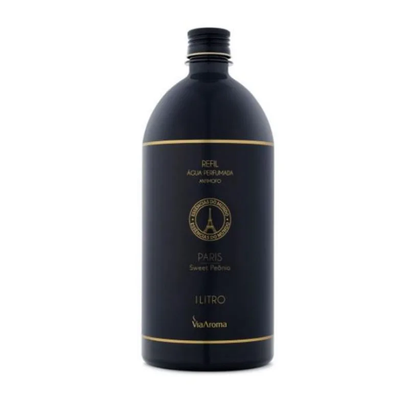 Refil Água Perfumada Via Aroma Paris Sweet Peônia 1 L
