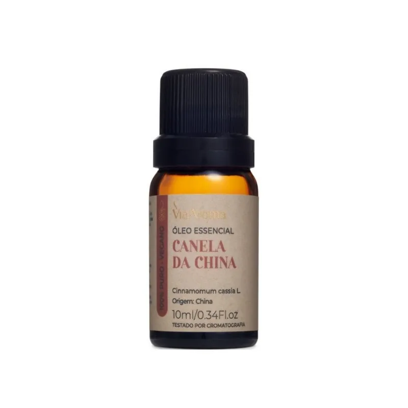 Óleo Essencial Canela da China Via Aroma - 10ml