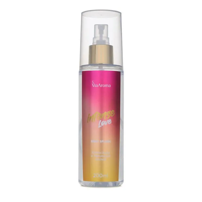 Via Aroma Body Splash Desod. 200ml Intense Love