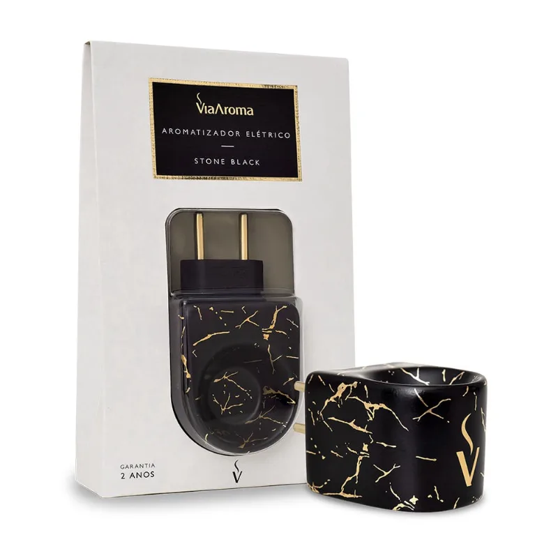 Aromatizador Elétrico Stone Black - Via Aroma