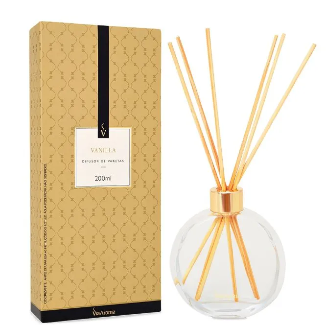 DIF. DE VARETAS 200ML VANILLA - Manaia Presentes