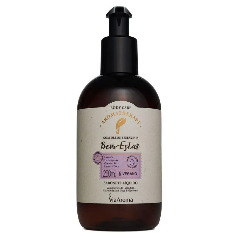 Sabonete Líquido Bem-estar - 250ml - Via Aroma