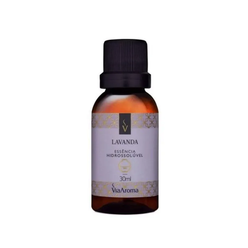 Essência Hidrossolúvel Lavanda 30 Ml - Via Aroma